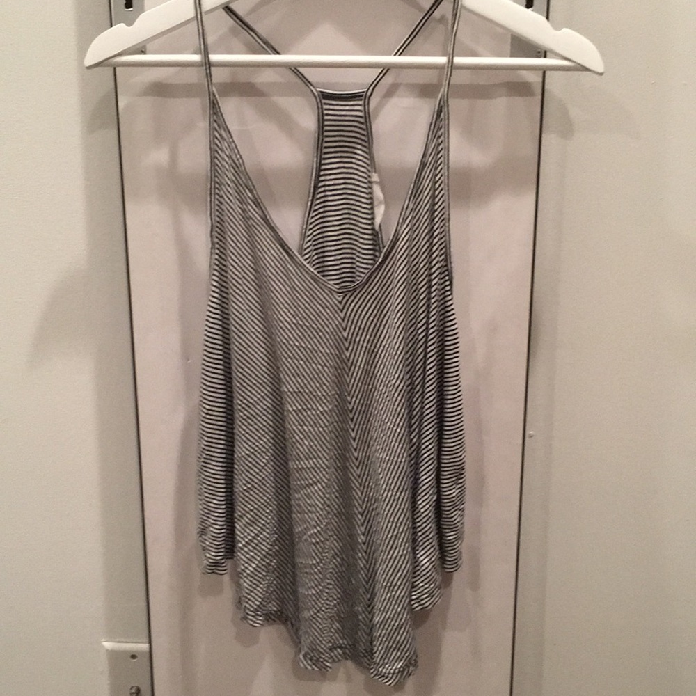 Racer Back striped tank